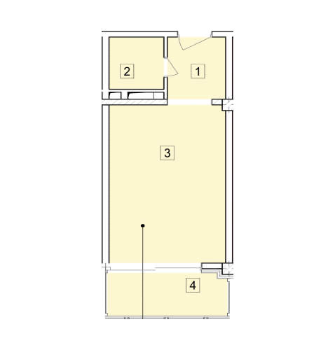 Планировка: Студия · 31,14 м²