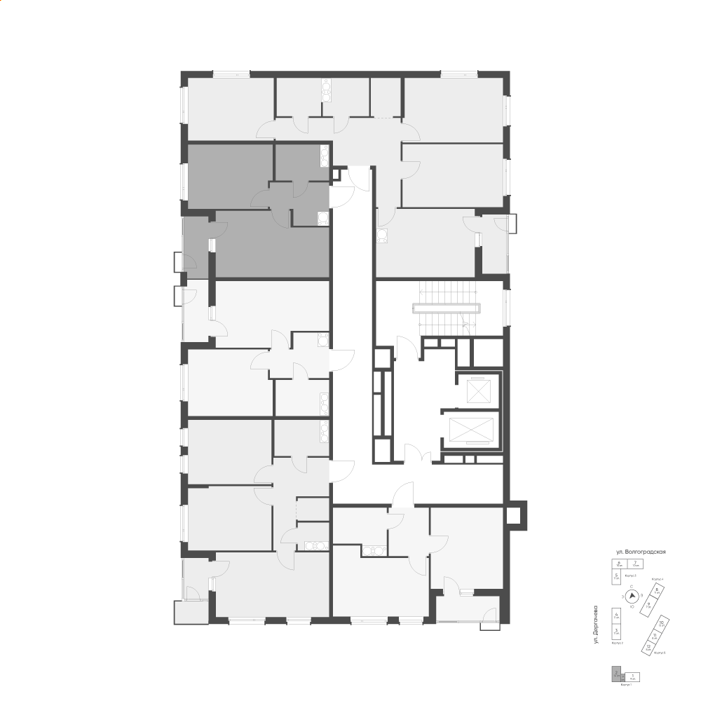 Планировка: 1-комнатная · 39,2 м²