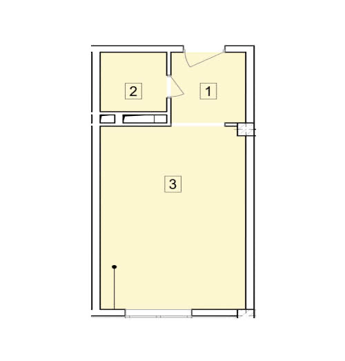 Планировка: Студия · 26,81 м²