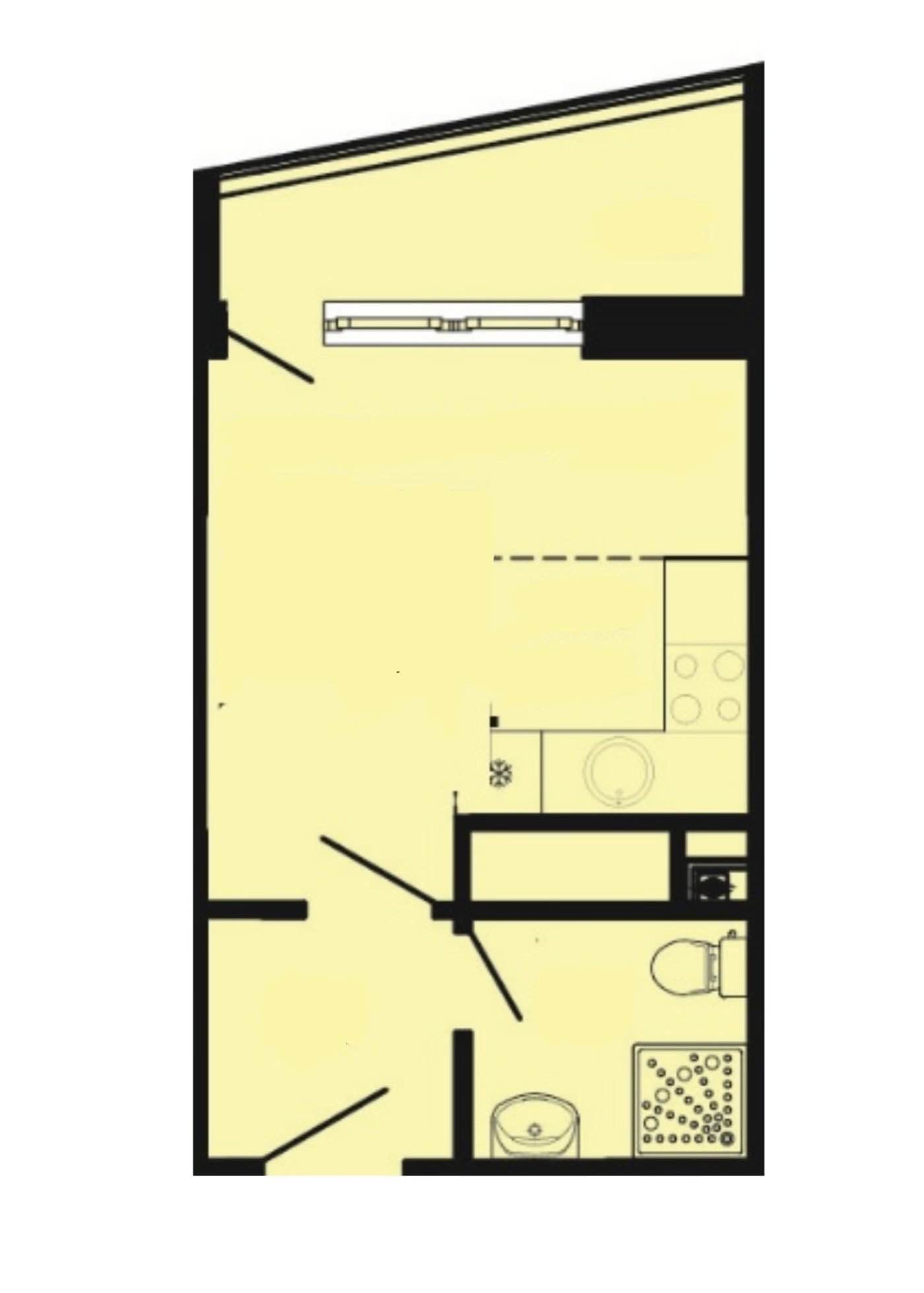 Планировка: Студия · 16,6 м²