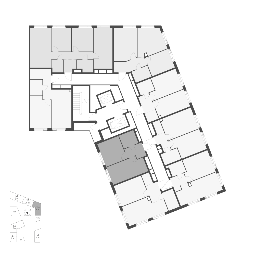 Планировка: 1-комнатная · 37,1 м²