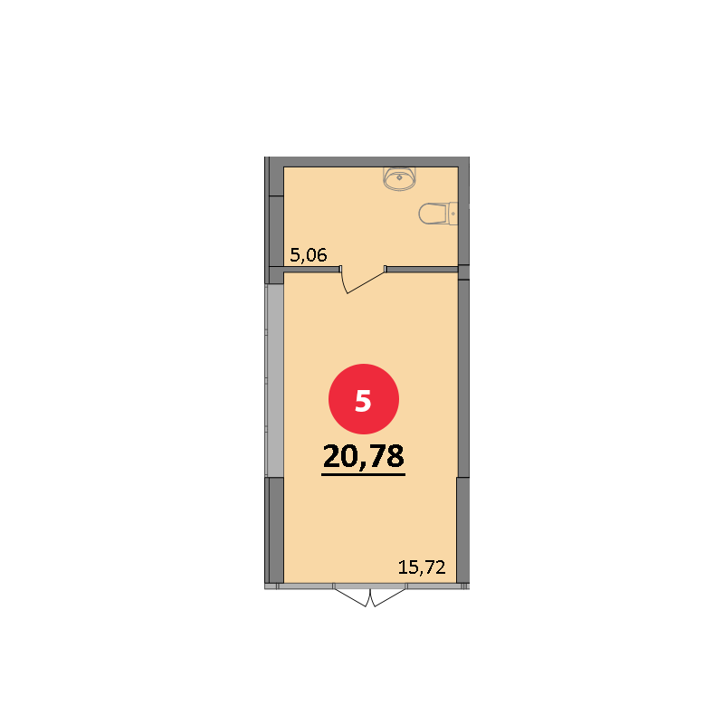 Планировка: Лот · 20,78 м²