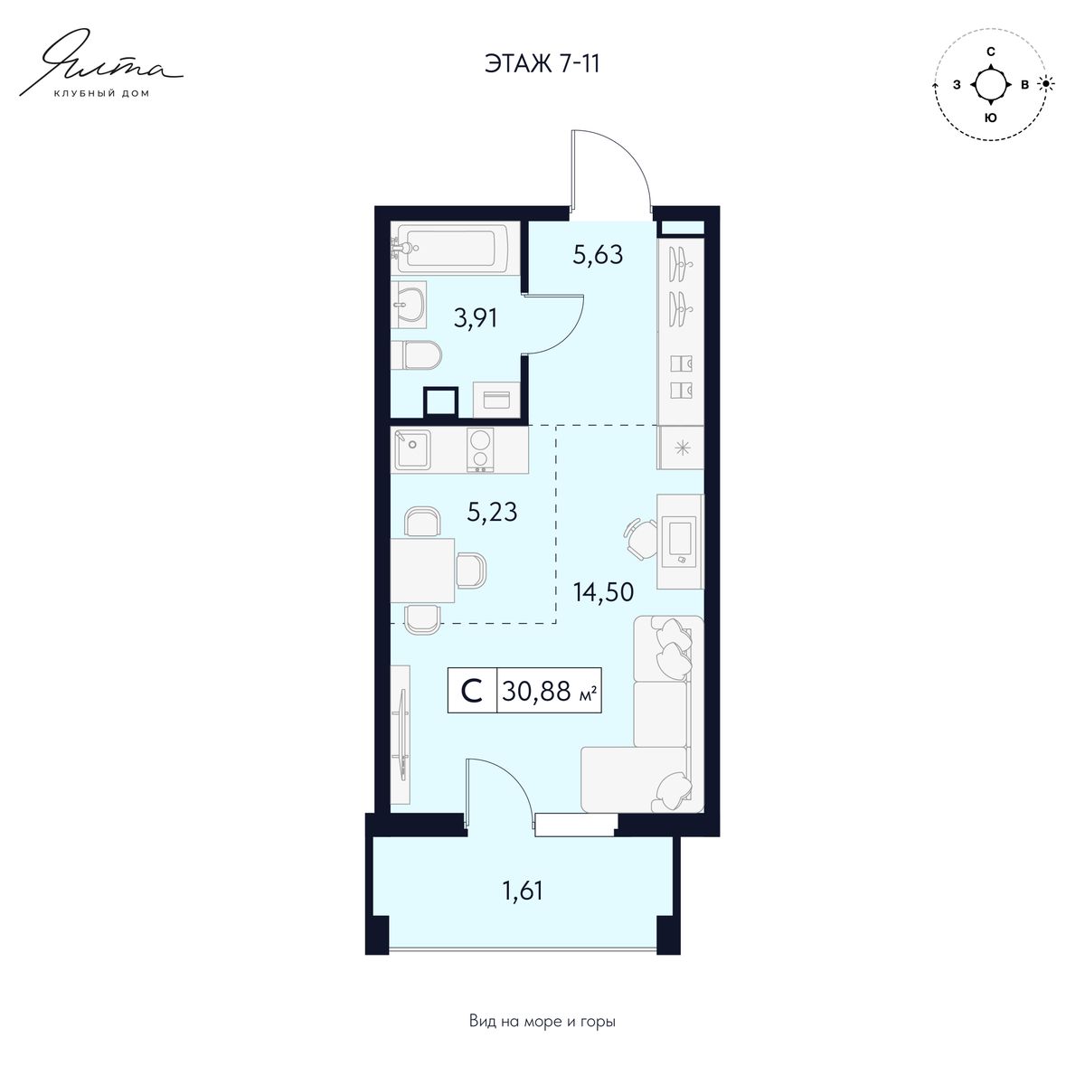 Планировка: Лот · 30,94 м²