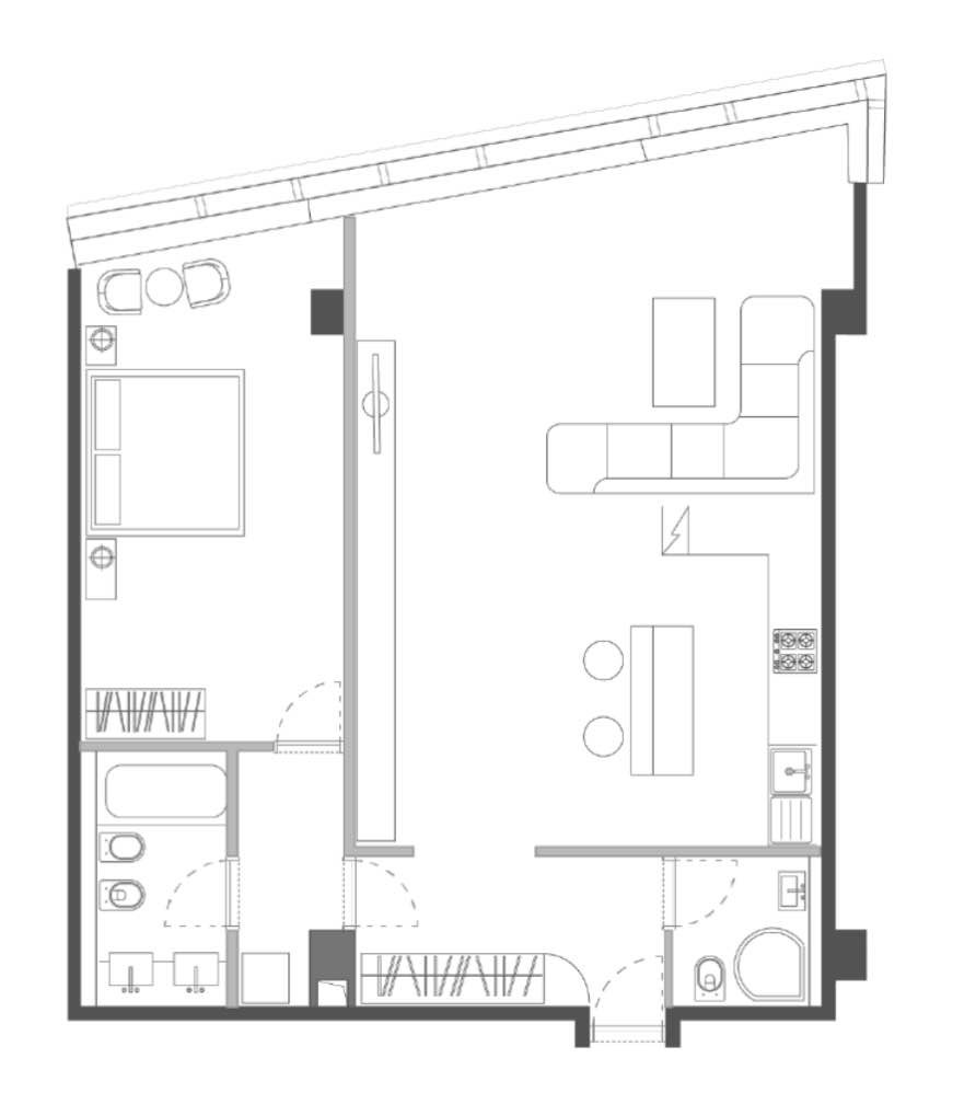 Планировка: 2-комнатная · 94,1 м²