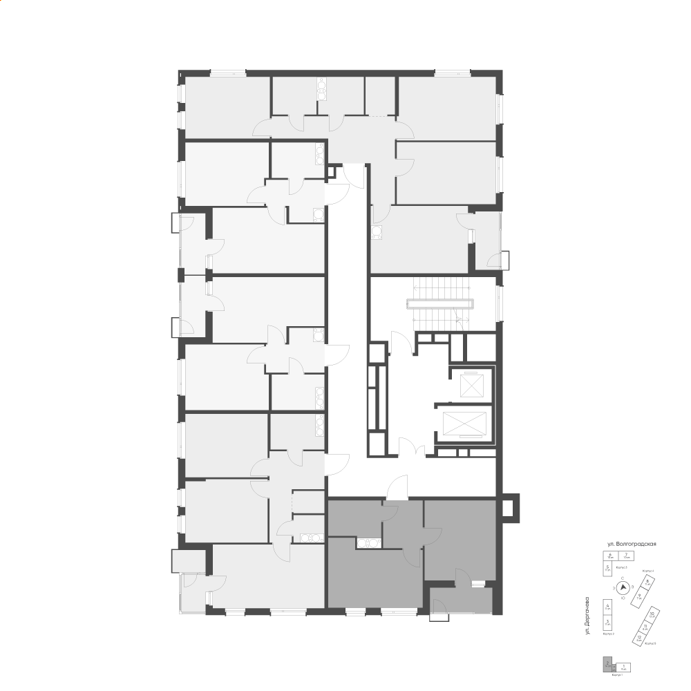 Планировка: 1-комнатная · 38,9 м²