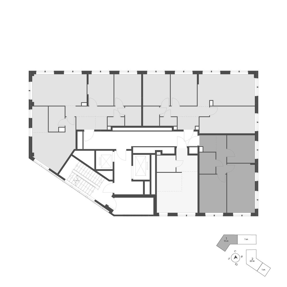 Планировка: 2-комнатная · 50,4 м²
