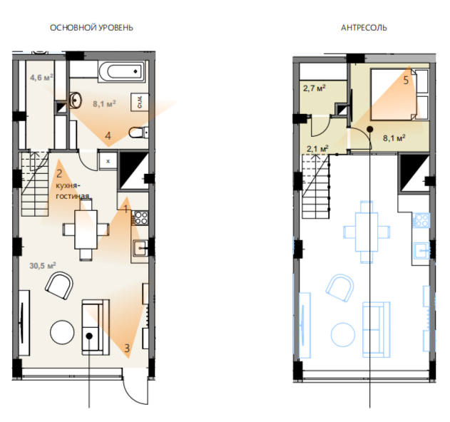 Планировка: Лот · 42,4 м²