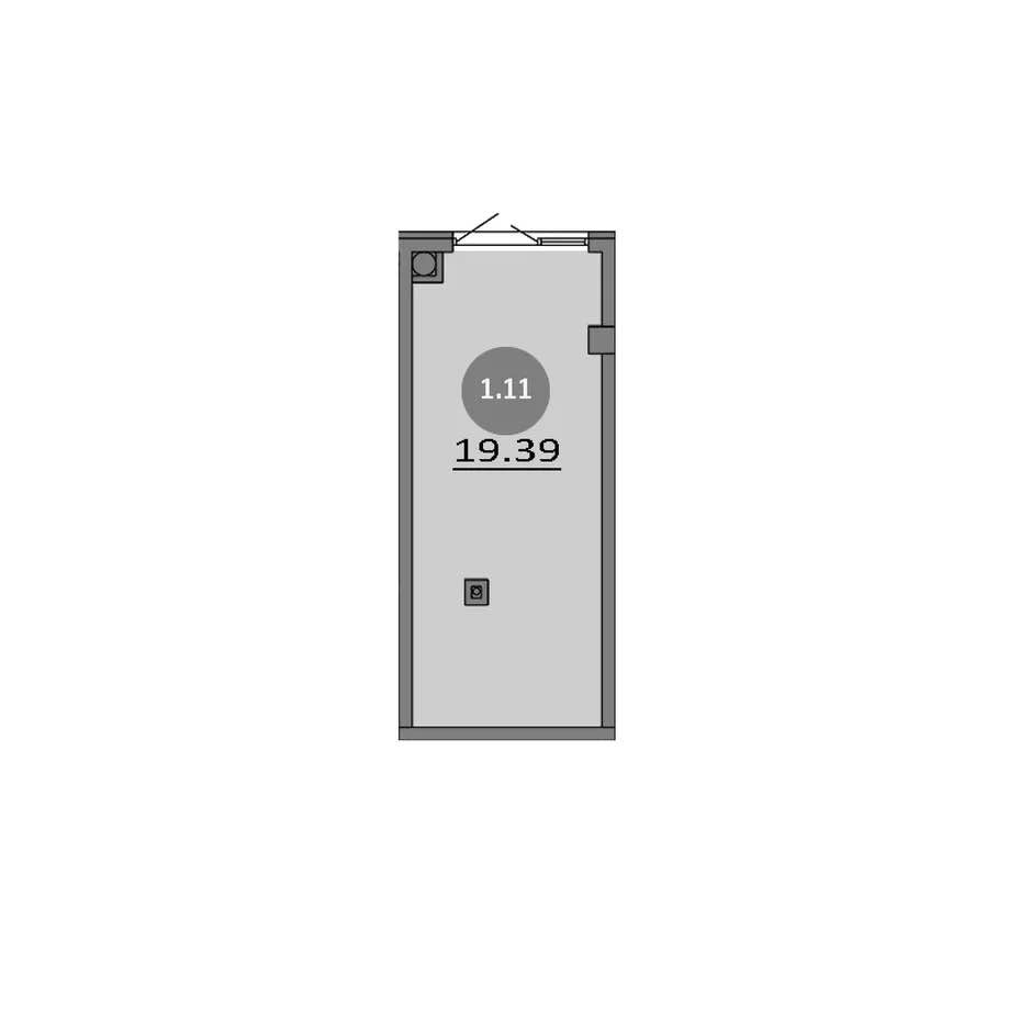 Планировка: Лот · 19,39 м²