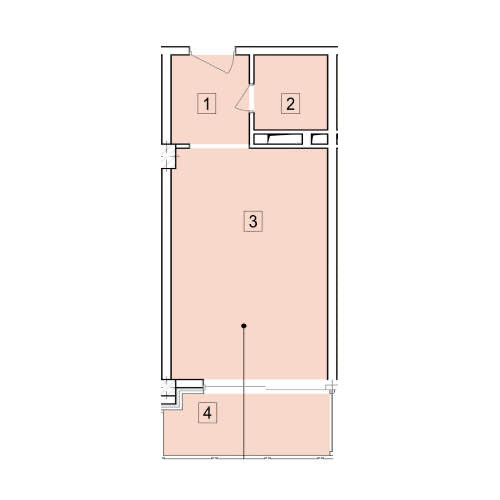 Планировка: Студия · 30,98 м²