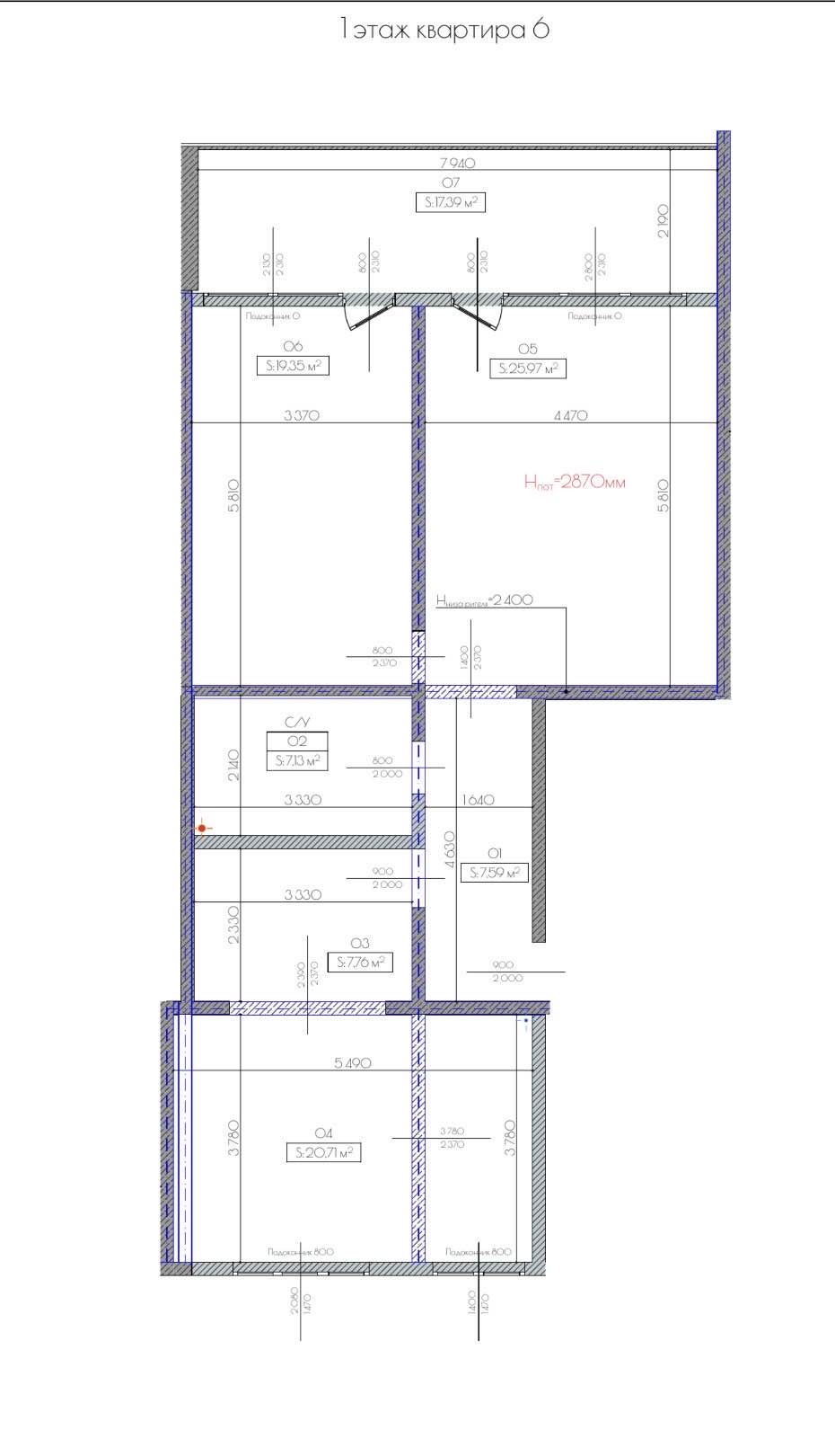 Планировка: Лот · 88,9 м²