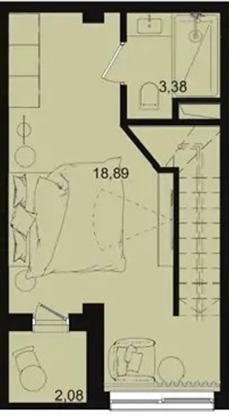 Планировка: 2-комнатная · 52,5 м²