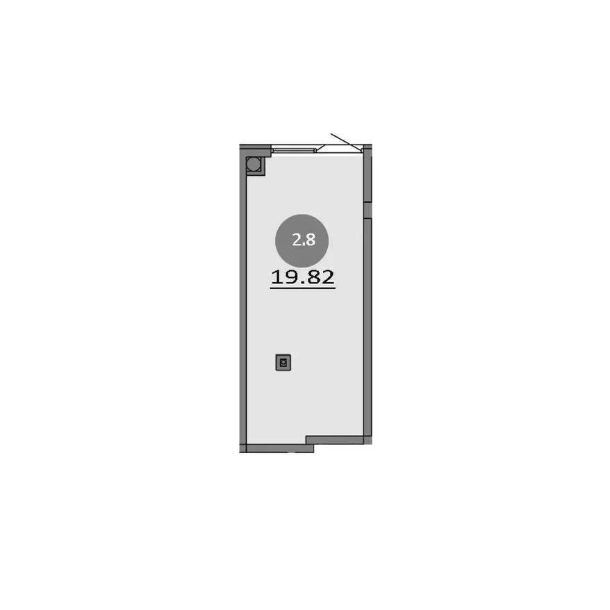 Планировка: Лот · 19,82 м²