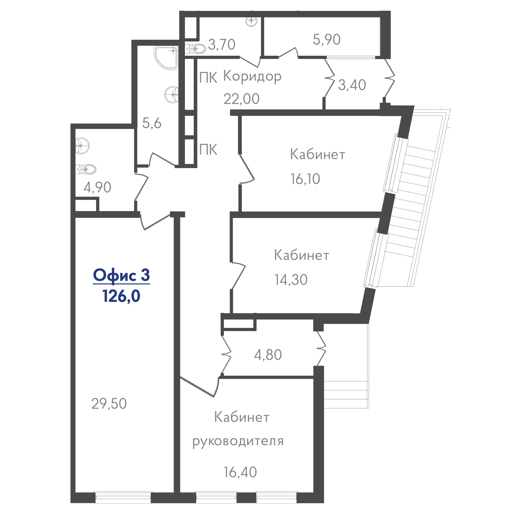 Планировка: Лот · 128,7 м²
