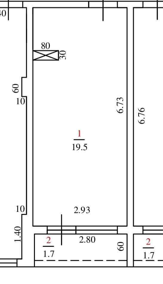 Планировка: Студия · 19,5 м²