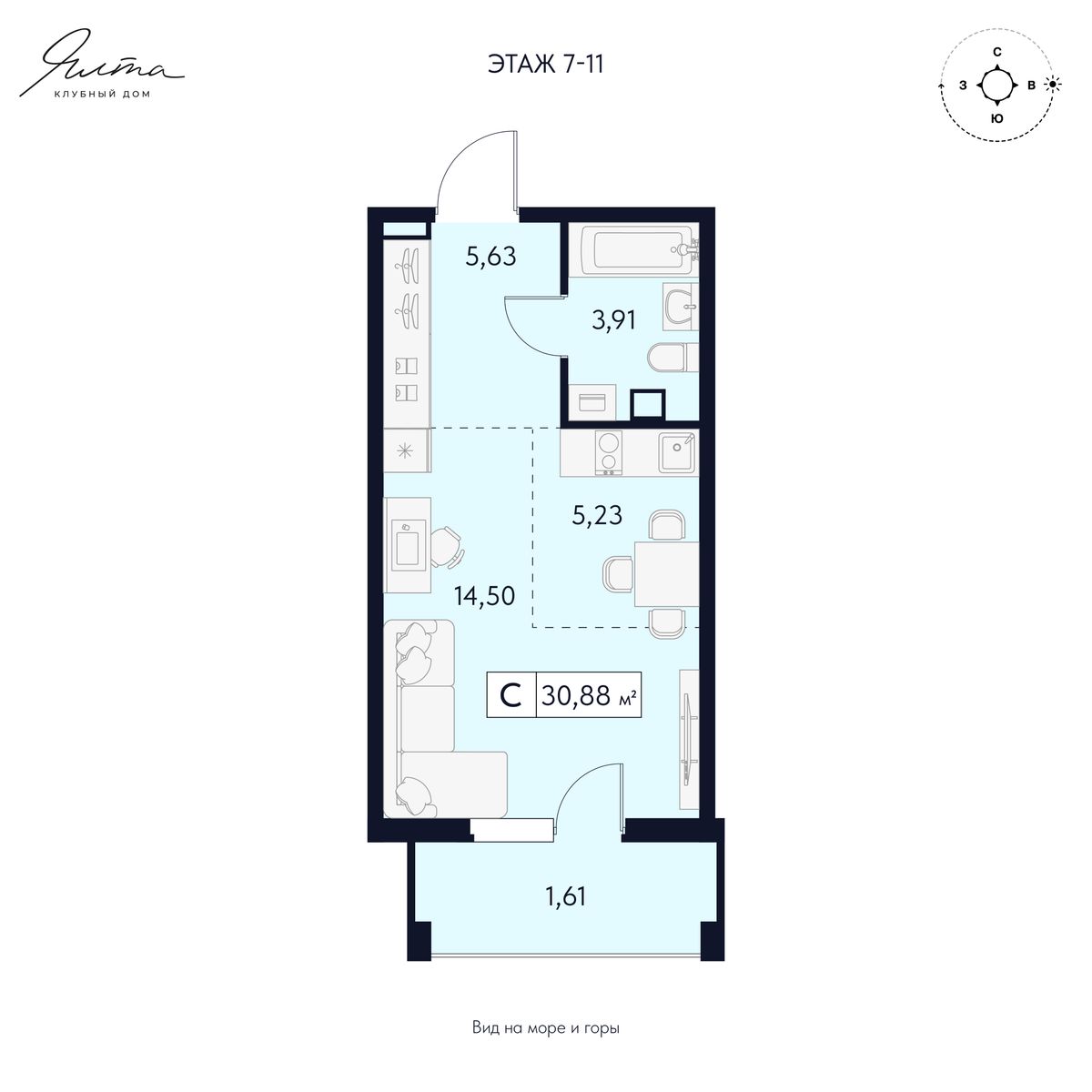 Планировка: Лот · 30,94 м²