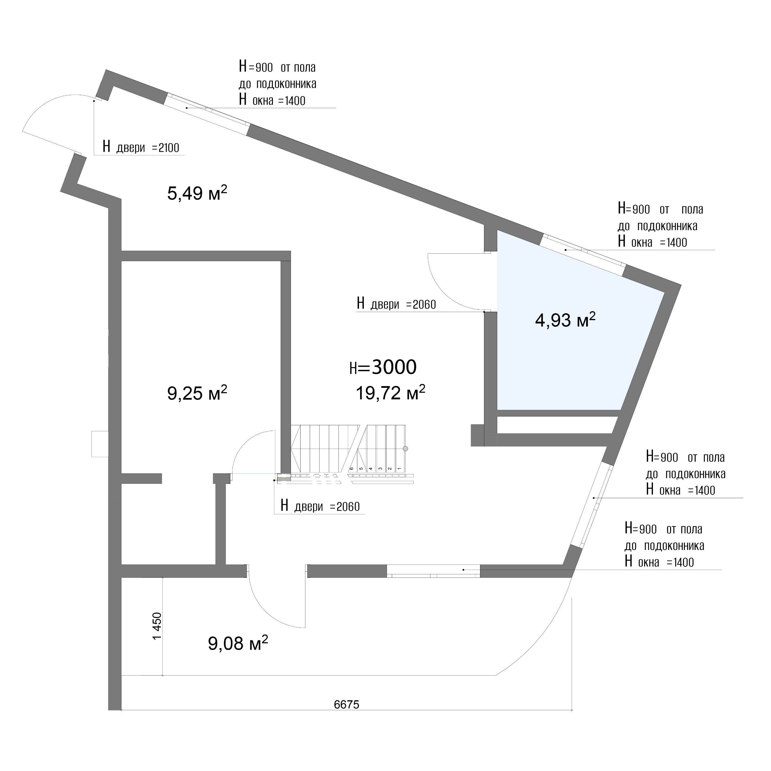Планировка: 2-комнатная · 48,9 м²