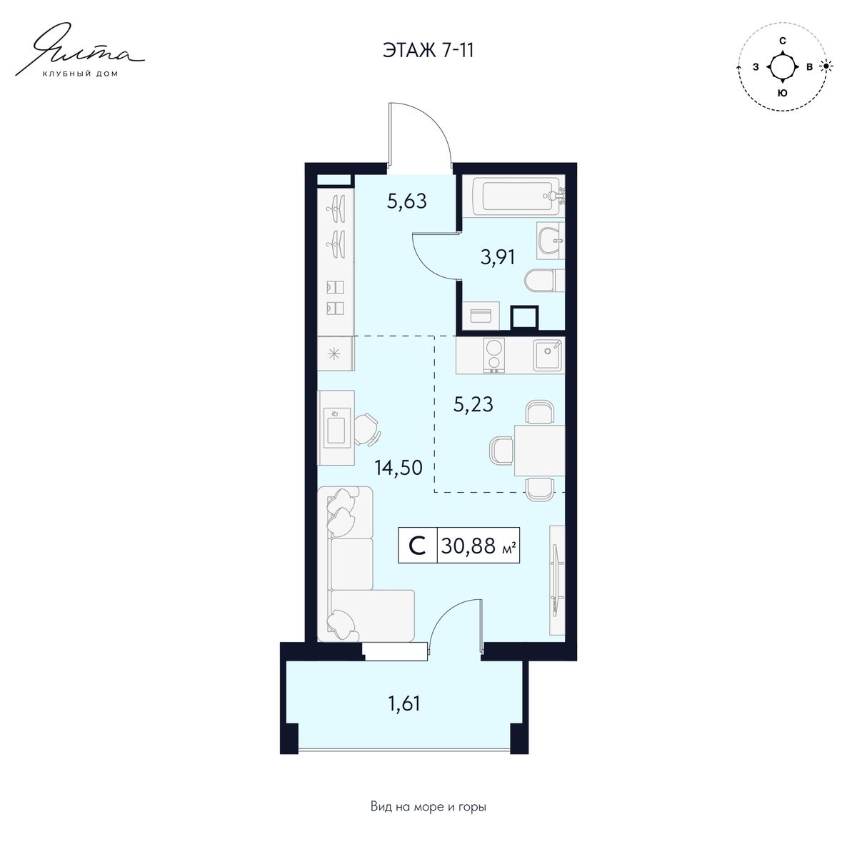 Планировка: Лот · 30,92 м²